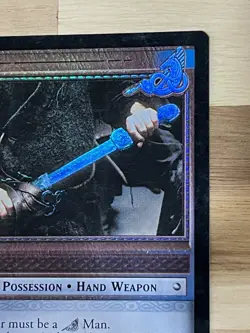 Awesome Lord Of The Rings LOTR TCG Card Sword Of Rohan FOIL 4C291 LP - Image 3