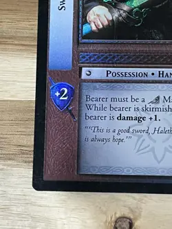 Awesome Lord Of The Rings LOTR TCG Card Sword Of Rohan FOIL 4C291 LP - Image 5