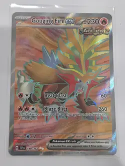 Temporal Forces Gouging Fire EX 188/162 Full Art NM/M Pokemon Card - Image 1