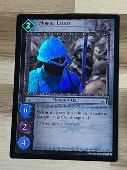Awesome Lord Of The Rings LOTR TCG Card Morgul Lackey FOIL 7C193 LP - Image 1