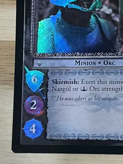 Awesome Lord Of The Rings LOTR TCG Card Morgul Lackey FOIL 7C193 LP - Image 5
