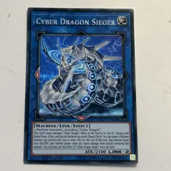 Yugioh Cyber Dragon Sieger MP19-EN108 Secret Rare Trading Card - Image 2