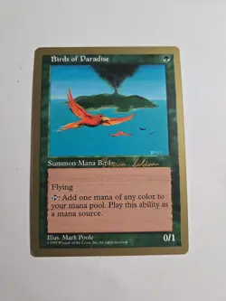 Birds of Paradise (Gold Border World Championship Version) x1 MTG ENGLISH - Image 1