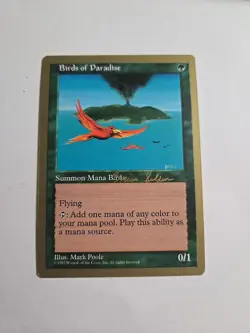 Birds of Paradise (Gold Border World Championship Version) x1 MTG ENGLISH - Image 2