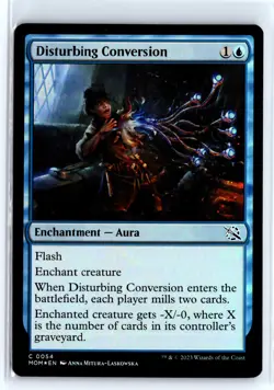 FOIL Disturbing Conversion March of the Machine - MTG Magic the Gathering Card - Image 1