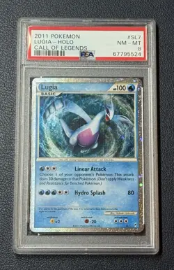 2011 Pokemon Shiny Lugia Call of Legends Secret Rare Holo #SL7 PSA 8 - Image 1