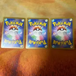 Pokemon Cards Houndoom EX SSR SV4A Set of 3 Shiny Pokemon - Image 2