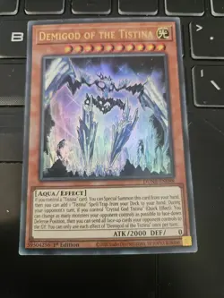 Yugioh Demigod of the Tistina Ultra Rare DUNE EN088 - Image 1