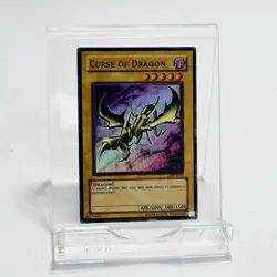 Yugioh Curse Of Dragon LOB-E053 Super Rare Trading Card - Image 1