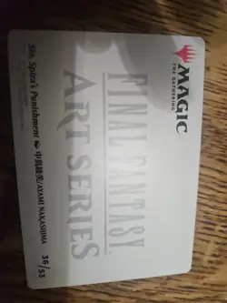 Sin, Spira's Punishment 36/53 - MTG Final Fantasy Art Series Card - NM - Image 2