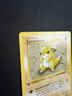 Pokemon Sandshrew 62/102 1st Edition Shadowless Base Set Card Unplayed Near Mint - Image 4