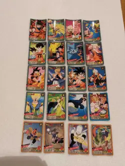 Dragon Ball Carddass Super Battle Normal 20 Card Set Out of Print - Image 1