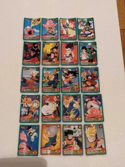 Dragon Ball Carddass Super Battle Normal 20 Card Set Out of Print - Image 1