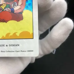 Dragon Ball Z Hero Collection 1 Son Goku Gohan Card Used B Rank - Image 5