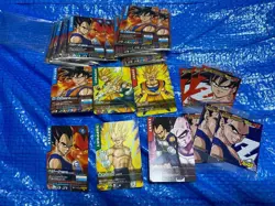 Dragon Ball Data Carddass V Jump Vegeta Goku Sets Includes Card Sleeve Used - Image 2