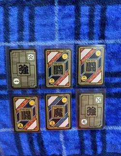 Dragon Ball Carddass Card Set 6 Pieces Sleeves Included Used - Image 2
