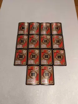 Dragon Ball GT Carddass Super Battle Card Set 14 No Dubs Vintage Used - Image 2