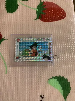 Dragon Ball Carddass Kira Son Goku Card with Hardening Case Used - Image 3