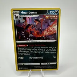 Pokemon Card Houndoom Battle Styles Holo Rare 096/163 - Image 3