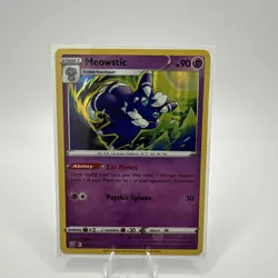 Pokemon Card Meowstic Battle Styles Holo Rare 061/163 Near Mint - Image 1