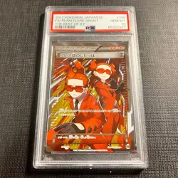 PSA10 Team Flare Grunt SR 186/171 THE BEST OF XY Pokemon Card Japanese - Image 1