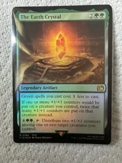 The Earth Crystal (Foil) | FIN 184 | Near Mint | MTG Final Fantasy - Image 1