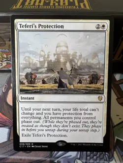 Teferi’s Protection C17 008/309 Rare Commander 2017 Magic The Gathering NM MTG - Image 1