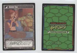 2004 Teenage Mutant Ninja Turtles Trading Card Game 1st Edition Green Tea e6j - Image 3