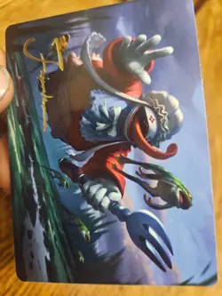 MTG Final Fantasy Art Series Quina, Qu Gourmet x1 NM Art Card - Image 1
