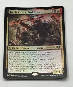 Magic MTG Card NM Far Fortune, End Boss Aetherdrift #0203 SEE PICS - Image 1