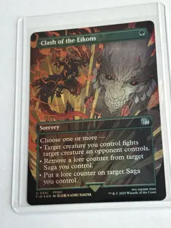 Clash of the Eikons -Foil Borderless - Final Fantasy (FIN) - MTG Uncommon #341 - Image 3