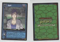 2004 Teenage Mutant Ninja Turtles Trading Card Game 1st Edition April #8 03hc - Image 3