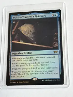 Marina Vendrell's Grimoire - Duskmourn (DSK) - MTG Rare #64 | Foil Card - Image 3