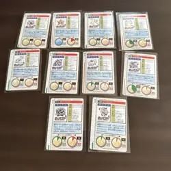 Lot of 10 Vintage 1996 Japanese CCG TCG BANDAI Pokemon Carddass Card G55766 - Image 5