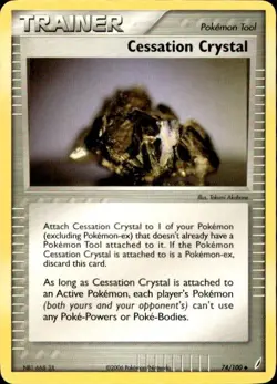 Pokemon Cessation Crystal Crystal Guardians 74/100 Light Play LP+ or Better - Image 1