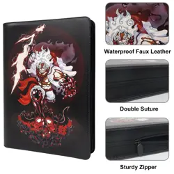 Trading Card Binder for One Piece Cards,16 Pocket with 32 Sleeves up to 1024 ... - Image 4
