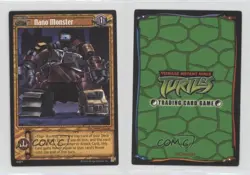 2004 Teenage Mutant Ninja Turtles Trading Card Game 1st Edition Nano Monster gl9 - Image 3