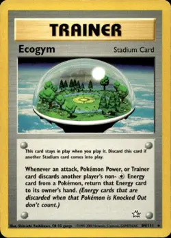 Pokemon Ecogym Neo Genesis 84/111 Light Play LP+ or Better - Image 1