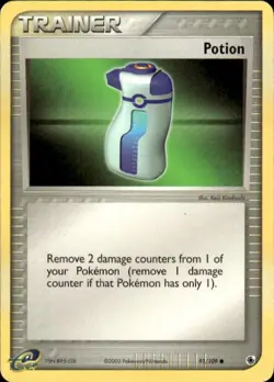 Pokemon Potion Ruby and Sapphire 91/109 Light Play LP+ or Better - Image 1