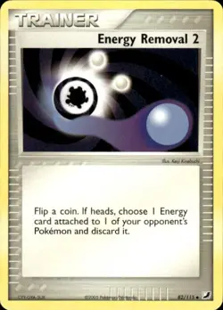 Pokemon Energy Removal 2 Unseen Forces 82/115 Light Play LP+ or Better - Image 1