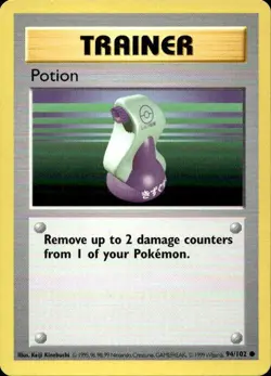 Pokemon Potion Base Set (Shadowless) 94/102 Light Play LP+ or Better - Image 1
