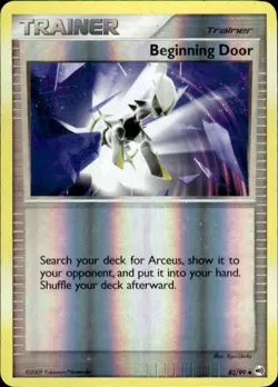 Pokemon Reverse Holo Beginning Door Arceus 82/99 Light Play LP+ or Better - Image 1