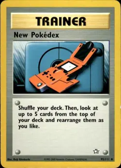 Pokemon New Pokedex Neo Genesis 095/111 Light Play LP+ or Better - Image 1