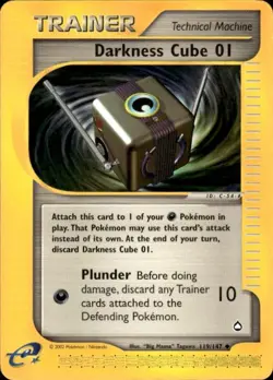 Pokemon Darkness Cube 01 Aquapolis 119/147 Light Play LP+ or Better - Image 1