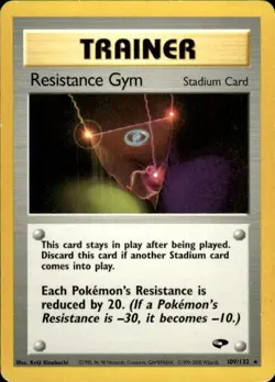 Pokemon Resistance Gym Gym Challenge 109/132 Light Play LP+ or Better - Image 1