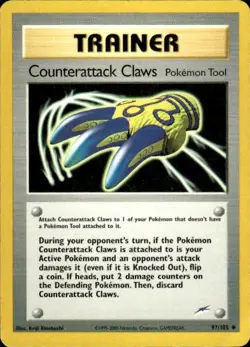 Pokemon Counterattack Claws Neo Destiny 097/105 Light Play LP+ or Better - Image 1