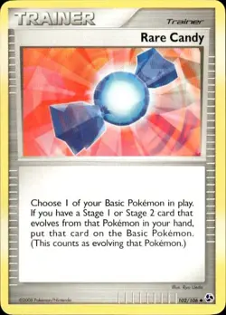 Pokemon Rare Candy Great Encounters 102/106 Light Play LP+ or Better - Image 1