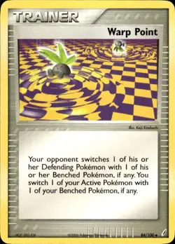 Pokemon Warp Point Team Magma vs Team Aqua 85/95 Light Play LP+ or Better - Image 1