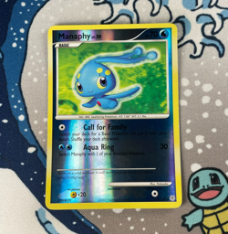 Manaphy 9/130 Reverse Holo Rare Diamond & Pearl Base Set Pokemon Card 2007 LP/NM - Image 1