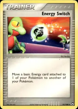 Pokemon Energy Switch Power Keepers 75/108 Light Play LP+ or Better - Image 1